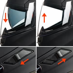 ILM Bluetooth Integrated Modular Flip up Full Face Motorcycle Helmet Sun Shield Mp3 Intercom Model 953/953 PRO