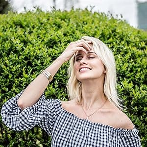 JoycuFF Bracelets for Women Personalized Inspirational Jewelry Mantra Cuff Bangle Friend Encouragement Gift for Her