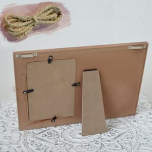 Buecasa Marriage Rustic Sign with 5pcs Panels Strung Together - Bridal Shower Gift for Couples Wife Husband - Christian Religious Inspiring Home Decor Newlywed