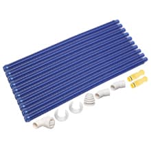 VINGLI Pool Vacuum Above Ground Indoor Outdoor Automatic Swimming Pool Cleaner Sweep Sweeper with 33FT Hoses (Nave Blue)