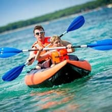 ARTIPOLY Kayak Roof Rack for 2 Kayaks, 4-in-1 Multifunction Bilateral Kayak & Canoe Car Racks J-Bar with Paddle Holder for Easy Mount Kayak/Surf/Ski/Canoe/SUP on SUV, Car and Truck Crossbar