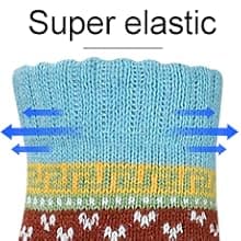 Breathable Premium Wool Blend,Stretchy Cuffs,Cozy House Socks,Outdoor Winter & Boot Socks,Gifting & White Elephant Exchanges FYC Socks for Women Winter Thick Warm Wool Socks Cozy Crew Christmas Gift B07YFLTR2L