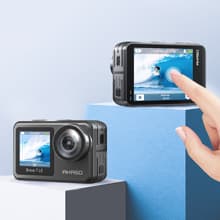 AKASO Brave 7 LE 4K30FPS 20MP WiFi Action Camera with Touch Screen EIS 2.0 Zoom Remote Control 131 Feet Underwater Camera with 2X 1350mAh Batteries Support External Microphone Vlog Camera