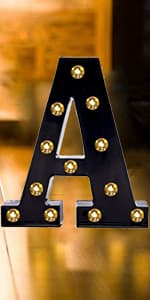 Foaky Upgraded Light Up Letters,Colorful Marquee Light Up Letter with Remote,Marquee Letters for Girl Gifts Teen Girl Gifts Trendy Stuff,Birthday Party Decoration (A)