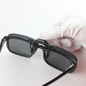 WANGLY Polarized Unisex Clip on Flip up Sunglasses over Prescription and Reading Glasses Frames