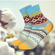 Breathable Premium Wool Blend,Stretchy Cuffs,Cozy House Socks,Outdoor Winter & Boot Socks,Gifting & White Elephant Exchanges FYC Socks for Women Winter Thick Warm Wool Socks Cozy Crew Christmas Gift B07YFLTR2L