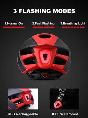 Shinmax Adult Bike Helmet,Bicycle Helmet with Removable Magnetic Goggles & USB Rechargeable LED Light Road Mountain Bike Helmet Adjustable Size Ultralight Cycling Helmet Men Women SM-T88