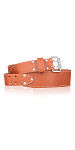 LAUTUS Oil Tanned Leather Tool Pouch Bag | Black | Carpenter, Construction, Framers, Handyman | 10 Pockets, 2 Hammer Holders | 100% Leather