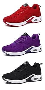 FLARUT Running Shoes Womens Lightweight Fashion Sport Sneakers Casual Walking Athletic Non Slip