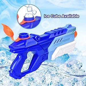 Quanquer 3 Pack Water Guns for Kids Adults - 600CC Squirt Water Toy Gun Super Blaster Soaker Long Range High Capacity Swimming Pool Beach Outdoor Fighting Toy for Boys Girls (Blue)