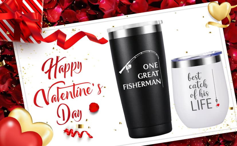 Wedding Anniversary for Couple Friend Lovers Cups Stainless Steel Wine Tumbler Travel Mug with Straw and Lid,2 Pack (4.blackwhite)