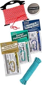 Fly Fishing Knot Cards - Waterproof Guide to 14 Essential Fly Fishing Knots - Includes Mini Carabiner