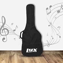 LyxPro Left Hand 39 Inch Electric Guitar and Starter Kit for Lefty Full Size Beginner’s Guitar, Amp, Six Strings, Two Picks, Shoulder Strap, Digital Clip On Tuner, Cable and Soft Case - Blue