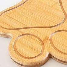 Totally Bamboo Paw Shaped Bamboo Wood Cutting Board and Charcuterie Board, Great Gift for Dog and Cat Lovers