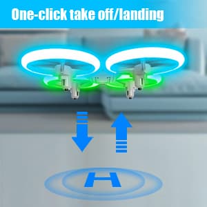 Q9s Drones for Kids,RC Drone with Altitude Hold and Headless Mode,Quadcopter with Blue&Green Light,Propeller Full Protect,2 Batteries and Remote Control,Easy to fly Kids Gifts Toys for Boys and Girls