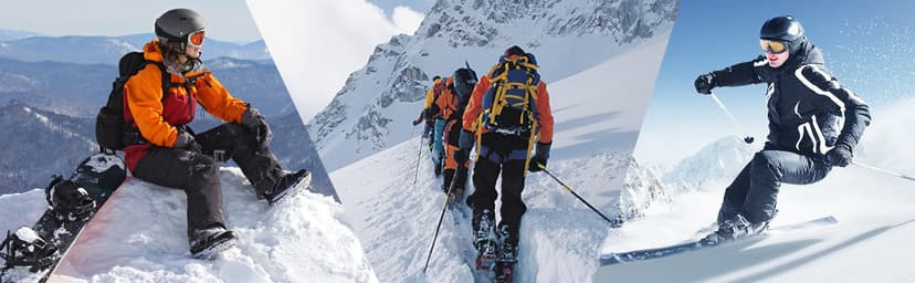 SILENTCARE Men's Warm Snow Boots, Fur Lined Waterproof Winter Shoes, Anti-Slip Lightweight Ankle Boot