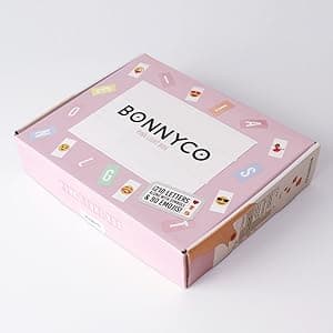 Pink Cinema Light Box with 400 Letters, Emojis, 2 Markers - BONNYCO | Led Light Box Home Office & Room Decor | Cinema Led Sign Letters Board Gifts for Women and Girls Christmas Birthdays | Pink Decor