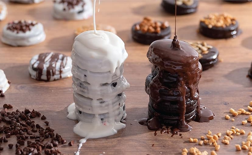 Barnetts Christmas Holiday Thanksgiving Cookies Gift Basket, 20 Gourmet Chocolate Covered Cookies Candy for Father, Son, Husband, Brother, Grandfather Food Delivery, Treats Baskets Gifts Ideas for Dad, Grandma, Friends, Co-workers