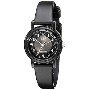 Casio LQ139A-1B3 Series | Watches for Women | Classic Analog Watch | Black | Water Resistant | Easy to Read Display | Lightweight & Comfortable | 3-Hand Analog | Accurate Timekeeping | 3 Year Battery