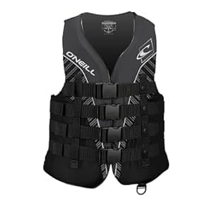 O’Neill Men’s SuperLite USCG Approved Life Vest – Lightweight Men’s Life Jacket for Boating, Wakeboarding, Waterskiing & Your Favorite Water Activities