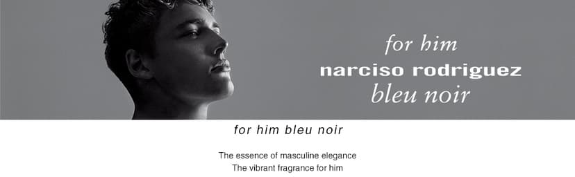 Narciso Rodriguez Bleu Noir for Men Eau de Toilette Spray, 1.6 Ounce