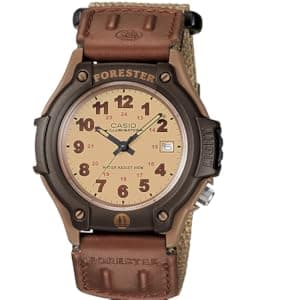 Casio FT500WC Series | Men's Analog Watch | 100 Meter Water Resistance | LED Light | Date Display | Leather/Cloth Band | Regular Time Keeping (HR, Min, SEC, PM, Date, Day) | 3 Year Battery