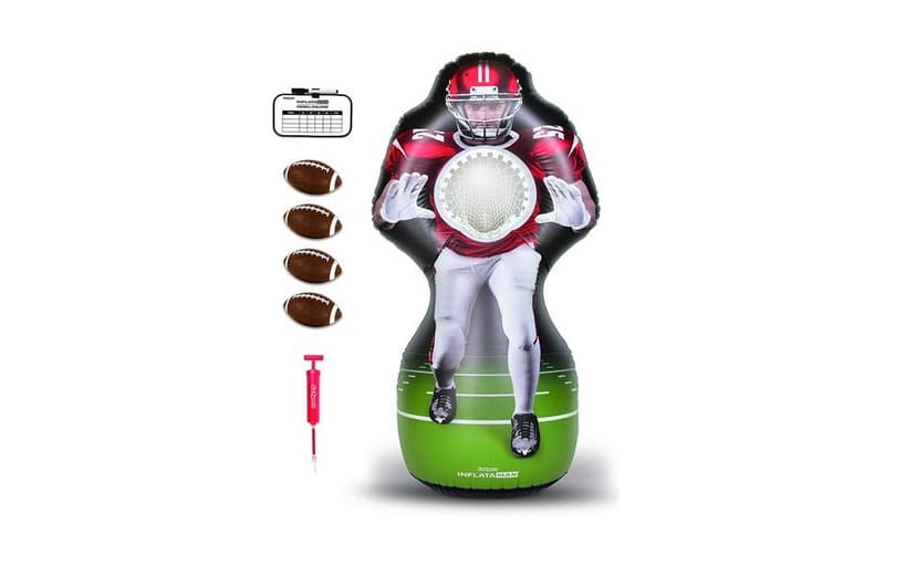 GoSports Inflataman Football Challenge - Inflatable Receiver Touchdown Toss Game