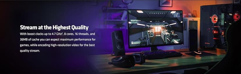 AMD Ryzen 7 5800X 8-core, 16-thread unlocked desktop processor