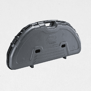 Plano Protector Compact Bow Case, Black, Hard Bow Case, Holds up to Five Arrows, Anti-Crush Archery Storage and Protection