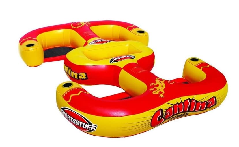 SportsStuff Cantina Lounge - Pool and Lake Floating Lounge - Cup Holders - Supports 1-4 People
