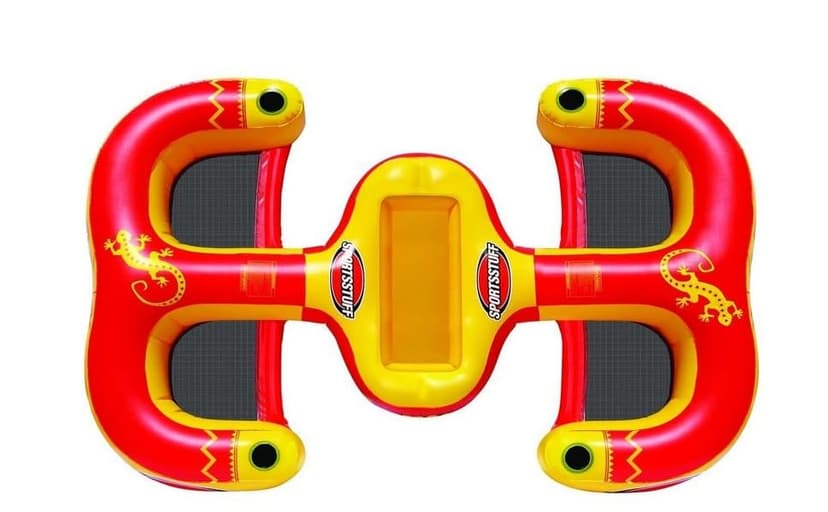 SportsStuff Cantina Lounge - Pool and Lake Floating Lounge - Cup Holders - Supports 1-4 People
