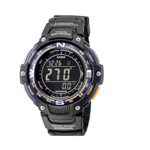 Casio SGW100 Series | Digital Watch & Compass | 200M WR | 100 SEC Stopwatch | Twin Sensor for Direction & Temperature | Low Temp Resistant | World Time | Auto Calendar | Multi Alarm
