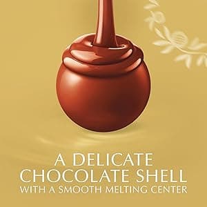 Lindt LINDOR Assorted Chocolate Candy Truffles Gift Box, Assorted Chocolate with Smooth, Melting Truffle Center, 7.6 oz.