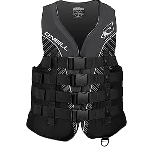 O’Neill Men’s SuperLite USCG Approved Life Vest – Lightweight Men’s Life Jacket for Boating, Wakeboarding, Waterskiing & Your Favorite Water Activities
