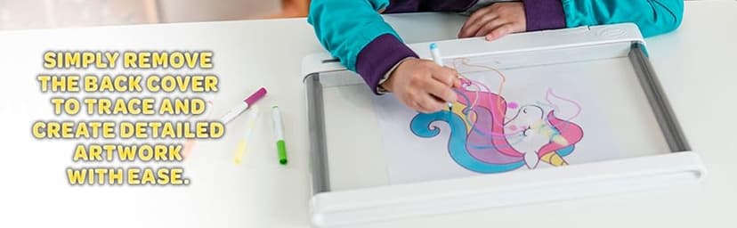 Crayola Ultimate Light Board - White, Kids Drawing Tablet, Holiday & Christmas Gifts, LED Drawing Board, Sketching Art Projector, Toys for Boys & Girls, 6+