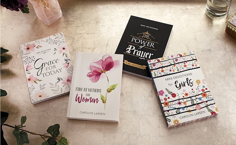 Mini Devotions Grace For Today - 180 Short and Encouraging Devotions on Grace, Pocket Size Gift Book for Women