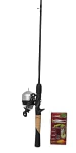 Zebco 33 Micro Spincast Reel and Fishing Rod Combo, 2-Piece Rod with Durable Fiberglass Fishing Pole, Quickset Anti-Reverse Fishing Reel with Bite Alert