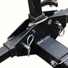 MaxxHaul Platform Bike Rack for 2 Bikes - Hitch Mounted Tray Carrier for SUV, Van, & Truck - Adjustable Tire Cradles & Foam Padded Hooks - Fits 2" Class III & IV Hitches (50027)