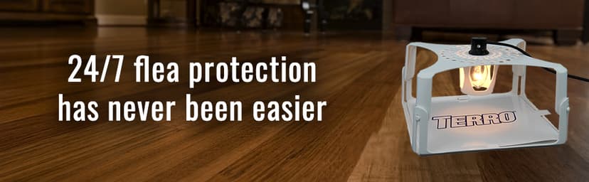 Terro T230 Indoor Electric Flea Trap and Killer - Refillable Flea Traps for Inside Your Home