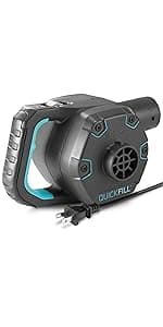 Intex Quick Fill 120 Volt AC Electric 38.9 CFM Inflatable Float & Air Bed Pump