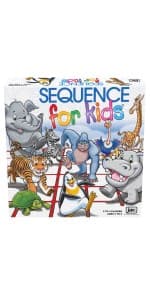 SEQUENCE- Original SEQUENCE Game with Folding Board, Cards and Chips by Jax ( Packaging may Vary ) White, 10.3" x 8.1" x 2.31"
