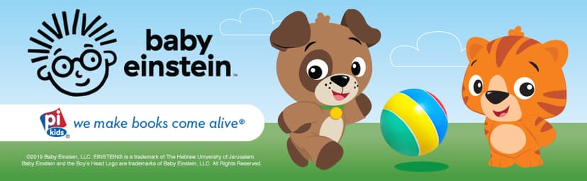 Baby Einstein - My First Library Board Book Block 12-Book Set - First Words, Letters, Counting, and More! - PI Kids 1503751864