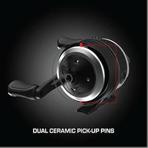 Zebco 33 Cork Reel and Fishing Rod Combo, Graphite Rod with Cork Handle, QuickSet Anti-Reverse Fishing Reel with Bite Alert, Black