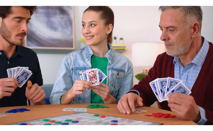 SEQUENCE- Original SEQUENCE Game with Folding Board, Cards and Chips by Jax ( Packaging may Vary ) White, 10.3" x 8.1" x 2.31"