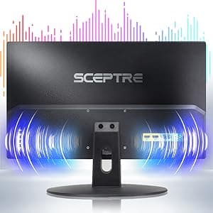 Sceptre 20" 1600x900 75Hz Ultra Thin LED Monitor 2x HDMI VGA Built-in Speakers, Machine Black Wide Viewing Angle 170° (Horizontal) / 160° (Vertical)