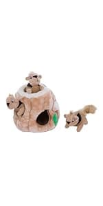 Outward Hound Hide A Squirrel Plush Dog Toy Puzzle, XL