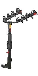 Allen Sports Deluxe 4-Bike Hitch Mount Rack (2-Inch Receiver) , Black