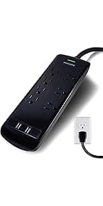 Philips Crystal Amplified Indoor TV Antenna, Extendable Dipole Rabbit Ears, 4K 1080P VHF UHF, Long Range, Amplifier Signal Booster, Digital HDTV Antenna, Smart TV Compatible, SDV3237N/27