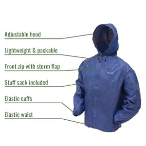FROGG TOGGS Men's Ultra-Lite2 Waterproof Rain Jacket
