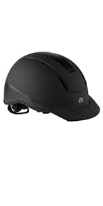 OVATION Adult Deluxe Schooler Riding Helmet - Lightweight Breathable Adjustable Equestrian Safety Helmet w/Removable Liner
